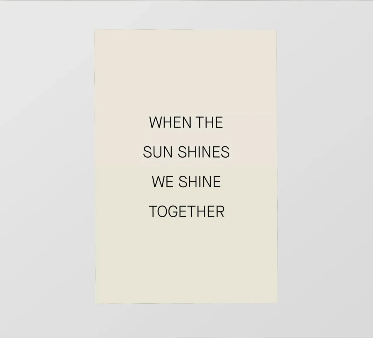 When the Sun Shines 02 telo in pvc da Studio One