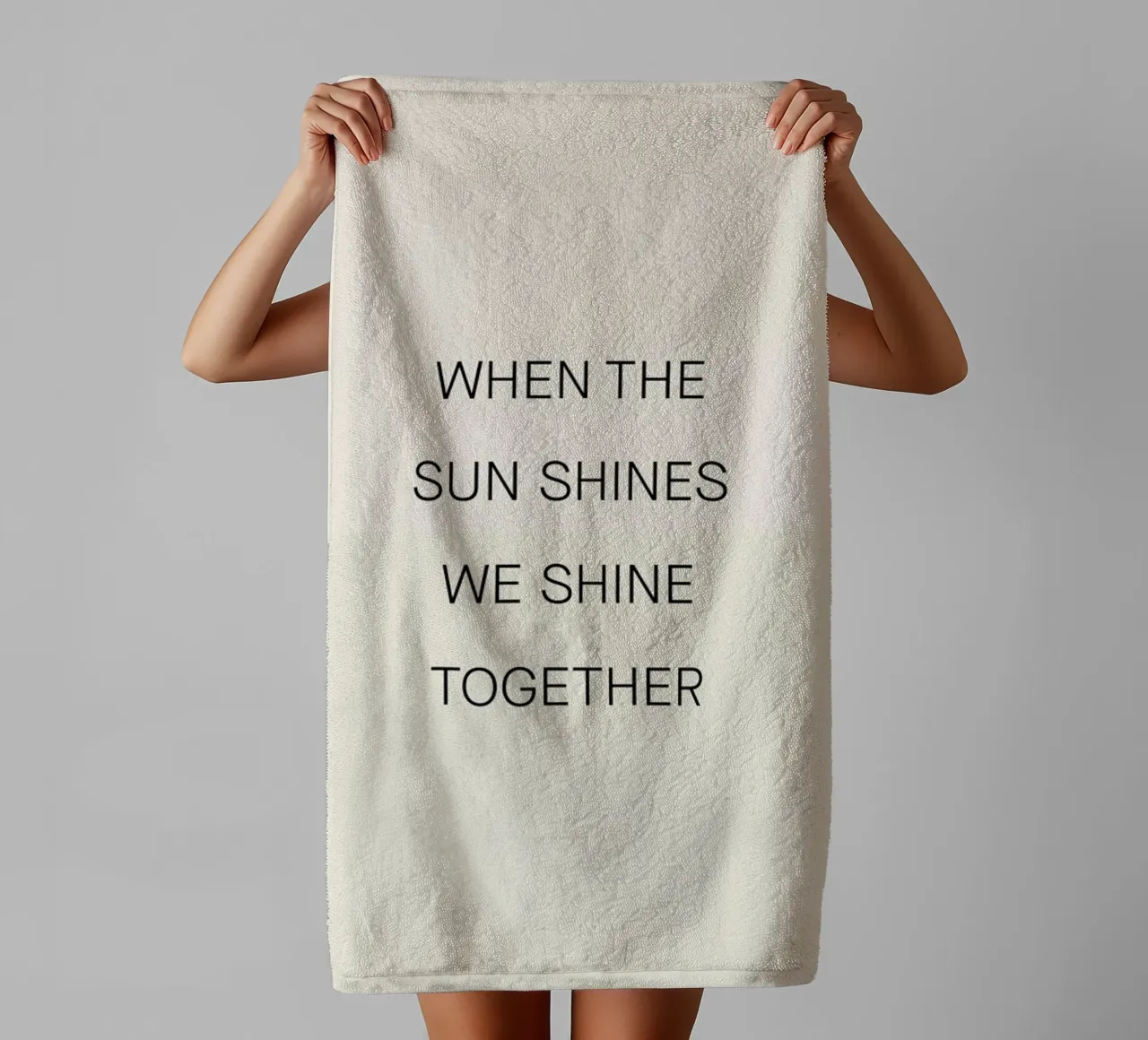 When the Sun Shines 02 asciugamano da bagno da Studio One