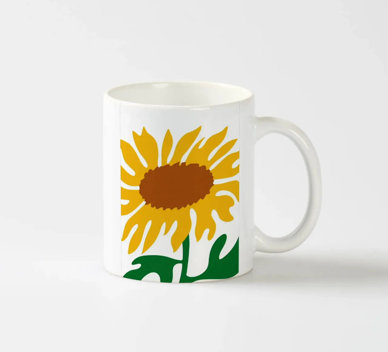 Large sunflower tazza in ceramica da LisaArtes