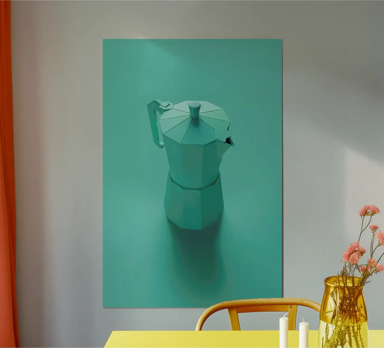 Green Dreams poster con telaio in plastica da Róbert Farkas