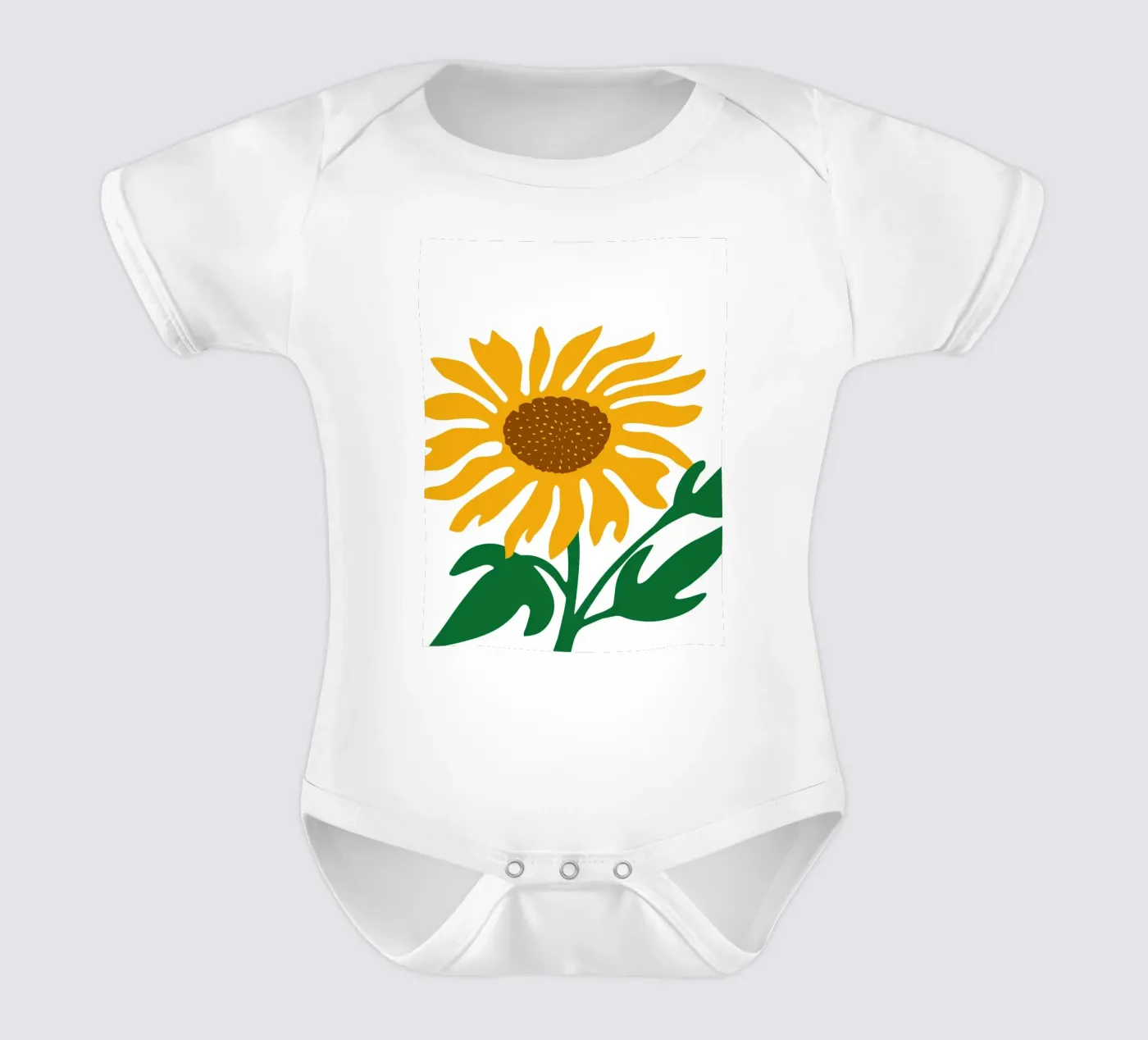 Sunflower body bébé de LisaArtes