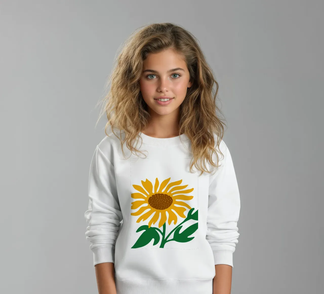 Sunflower felpa bambino da LisaArtes