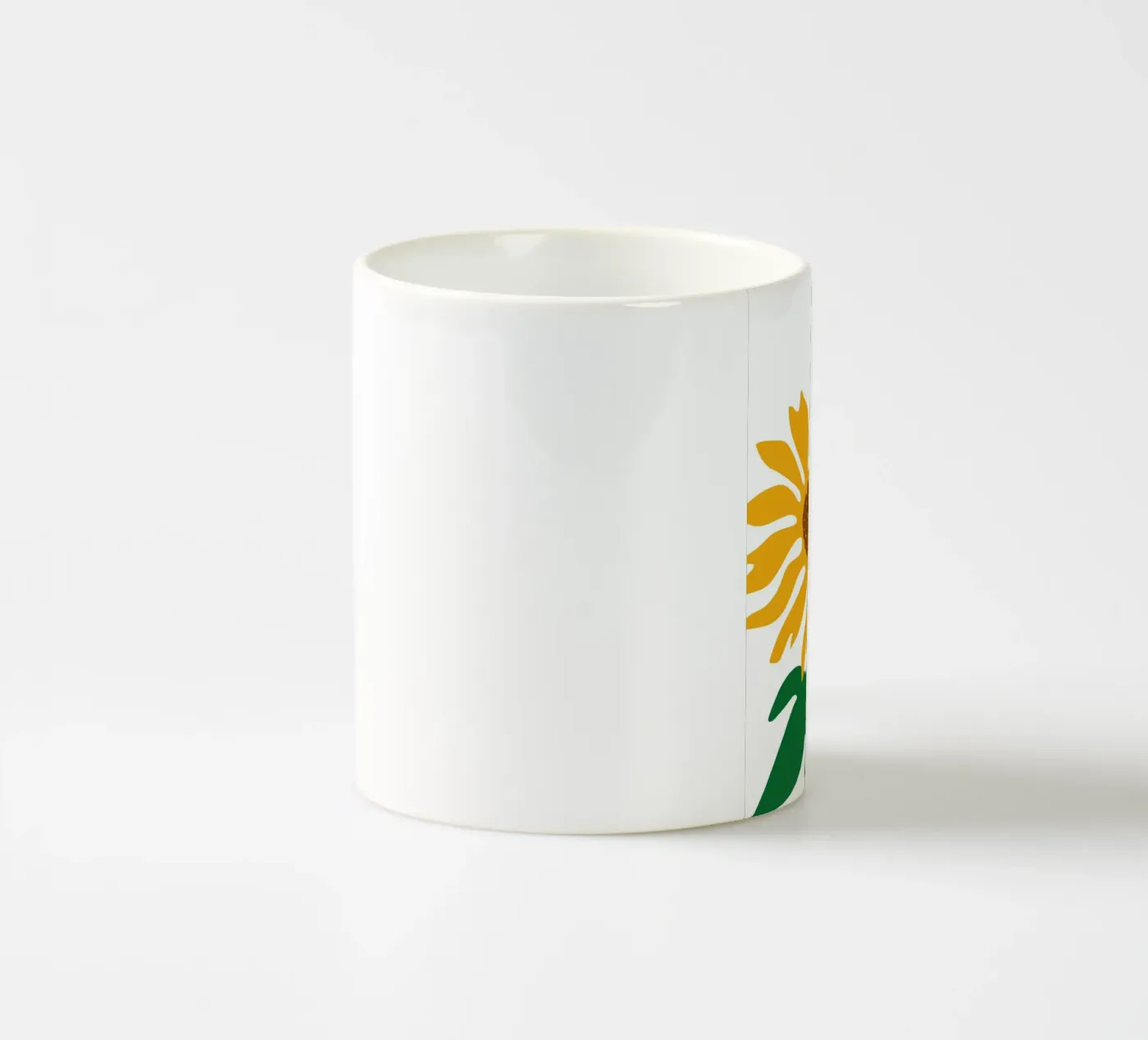 Sunflower ceramic mug by LisaArtes