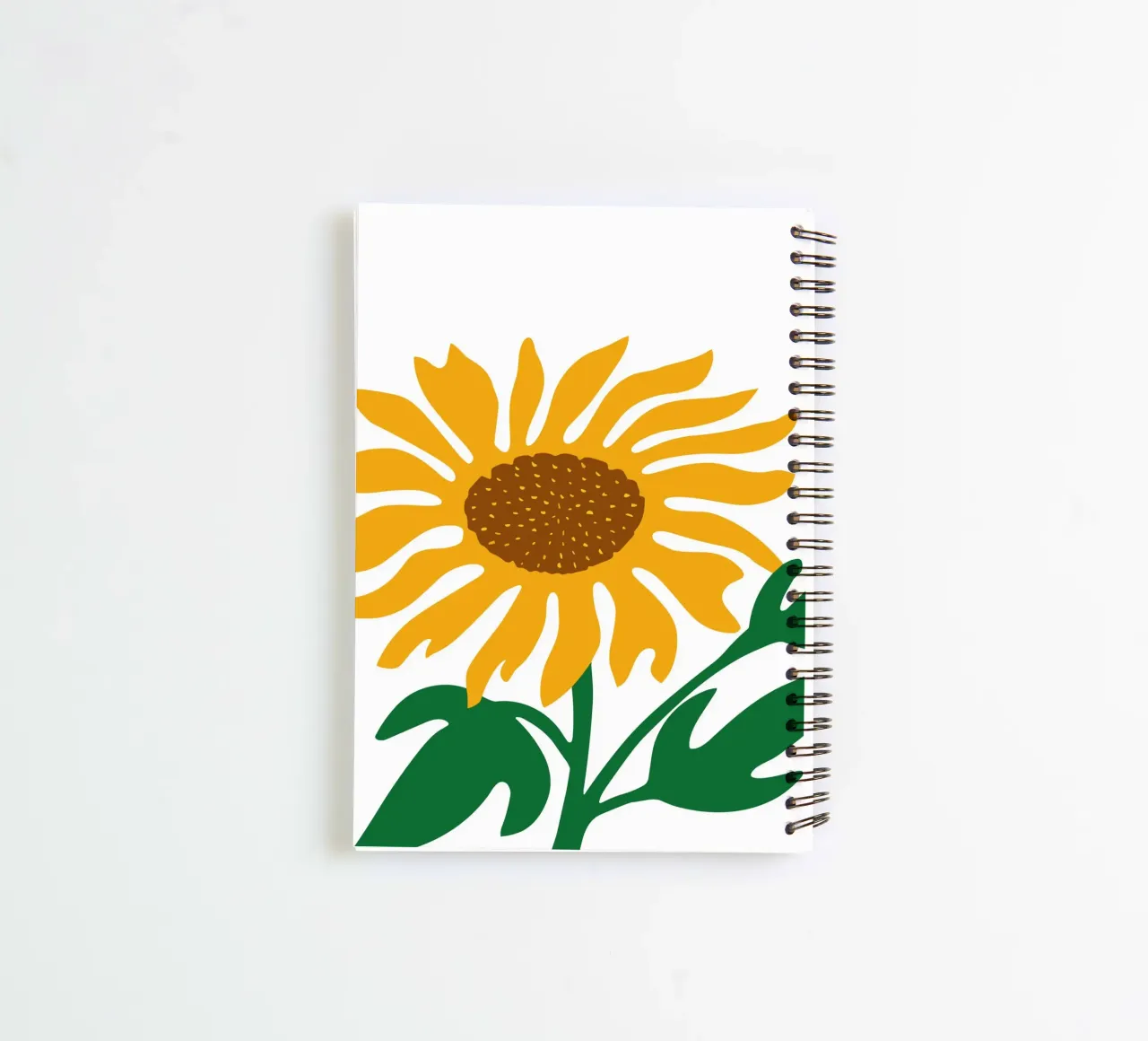 Sunflower spiral notebook by LisaArtes