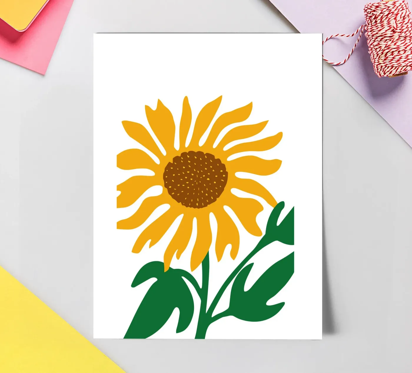 Sunflower foglio adesivo da LisaArtes