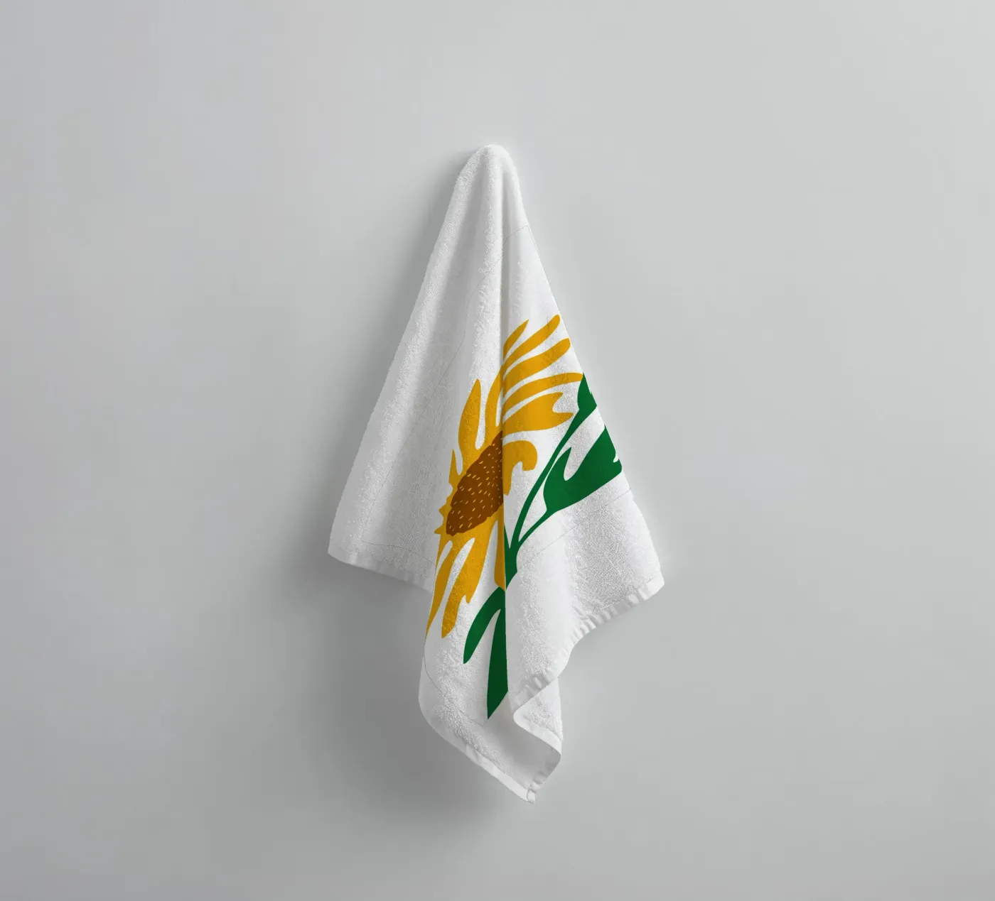 Sunflower towel by LisaArtes