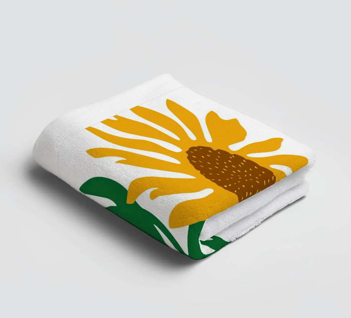 Sunflower towel by LisaArtes