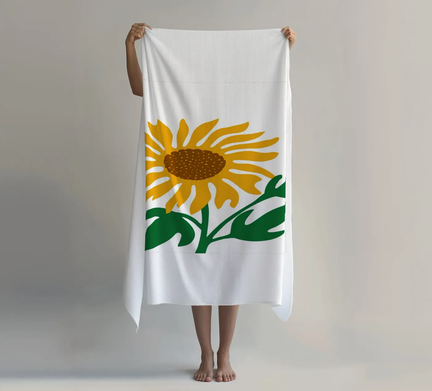 Sunflower strandhanddoek van LisaArtes