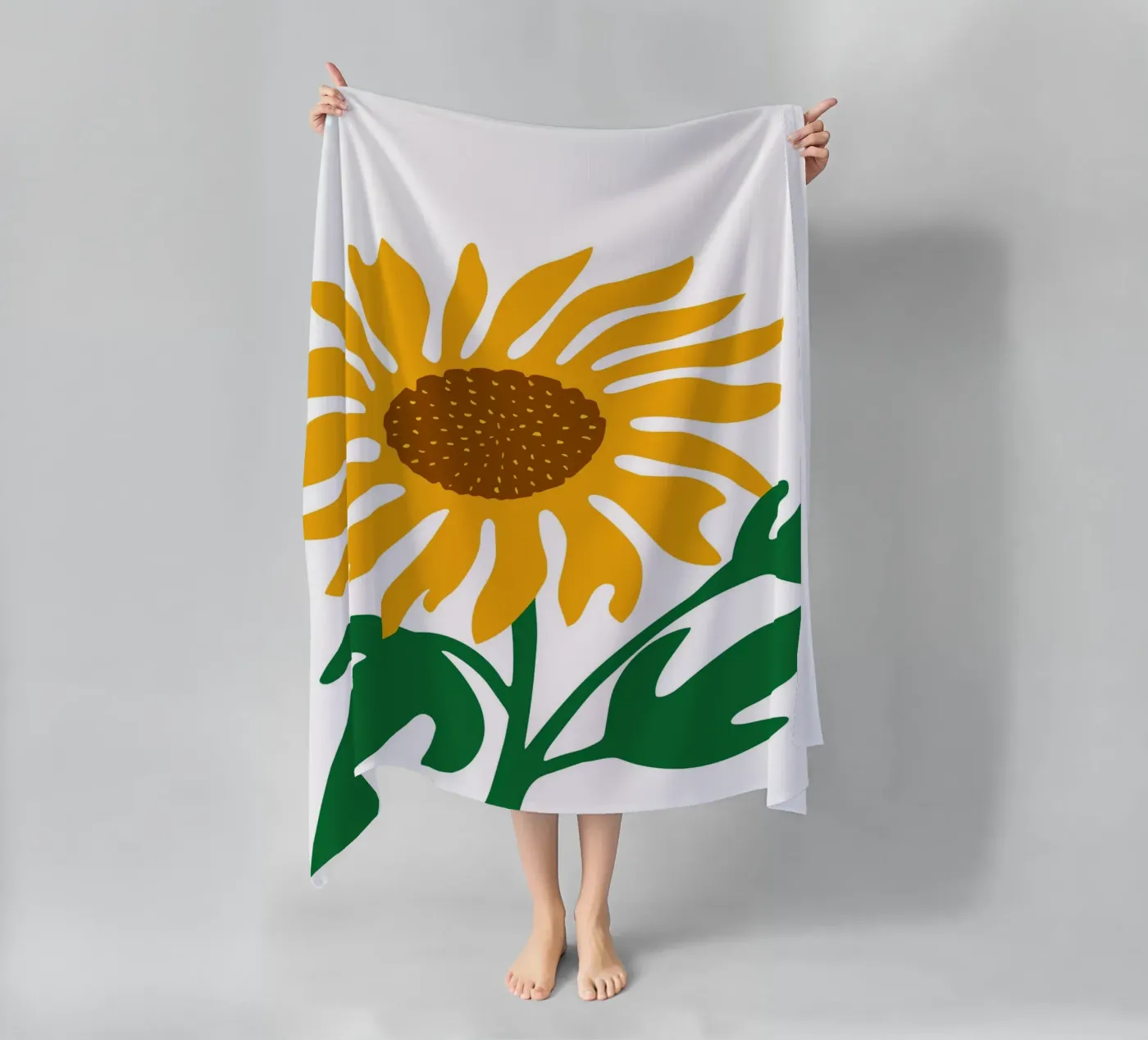 Sunflower strandhanddoek van LisaArtes