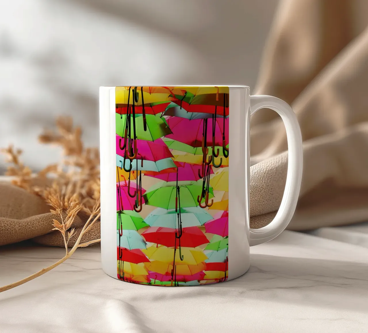 You can Stand under my Umbrella taza de cerámica de Babett Schultze