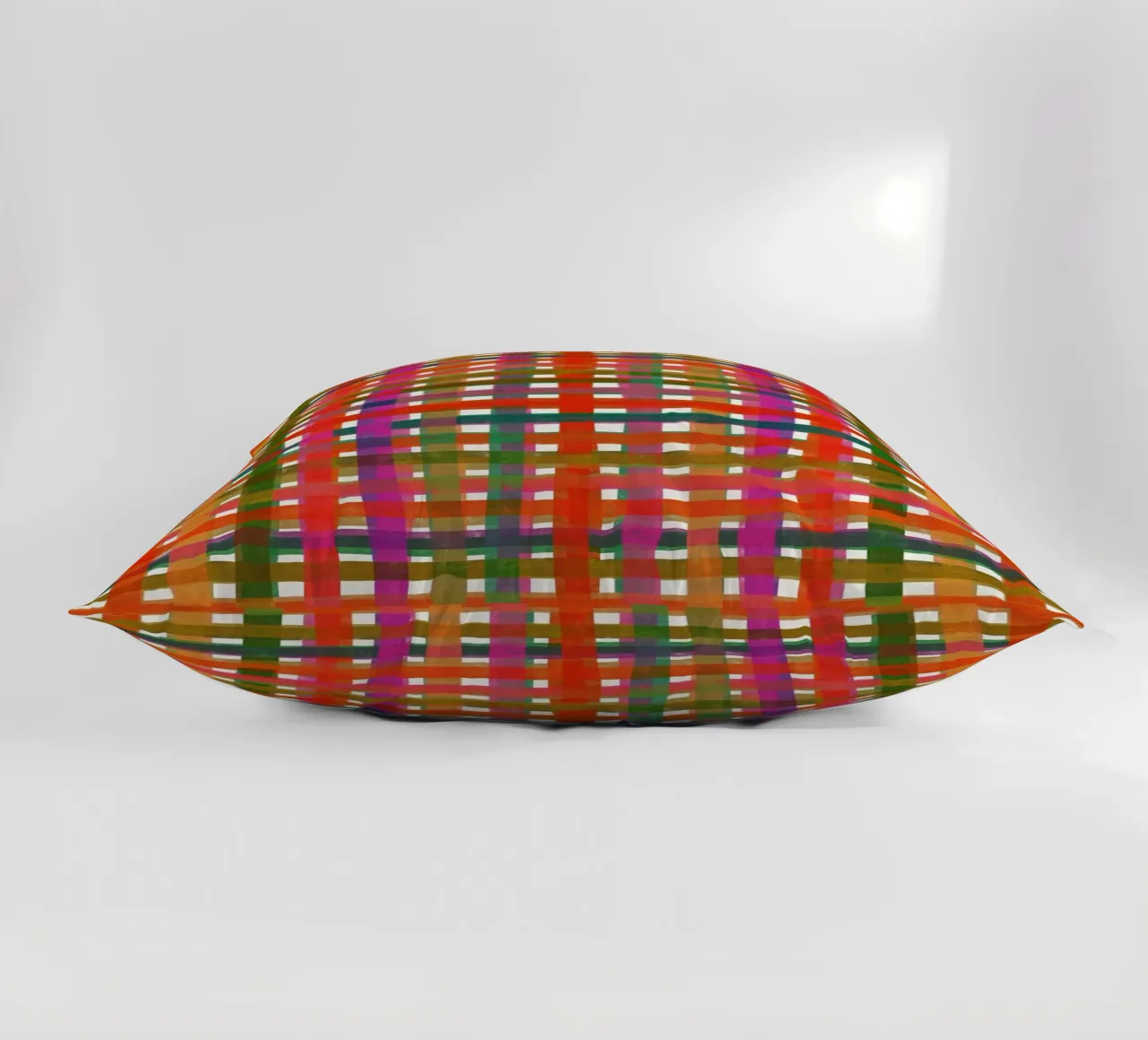 Plaid colorato #3 cuscino da Alisa Galitsyna