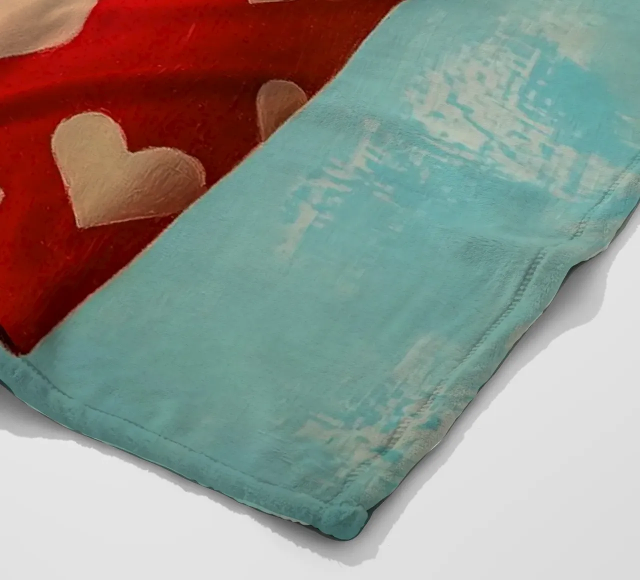 Patatine fritte amore con cuore coperta in pile da Carinaprint