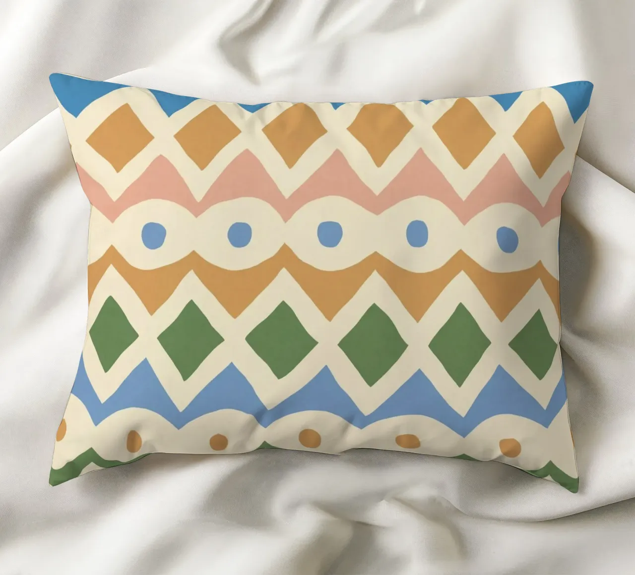 Simple Hand-cut Pattern #3 decorative cushion by Alisa Galitsyna