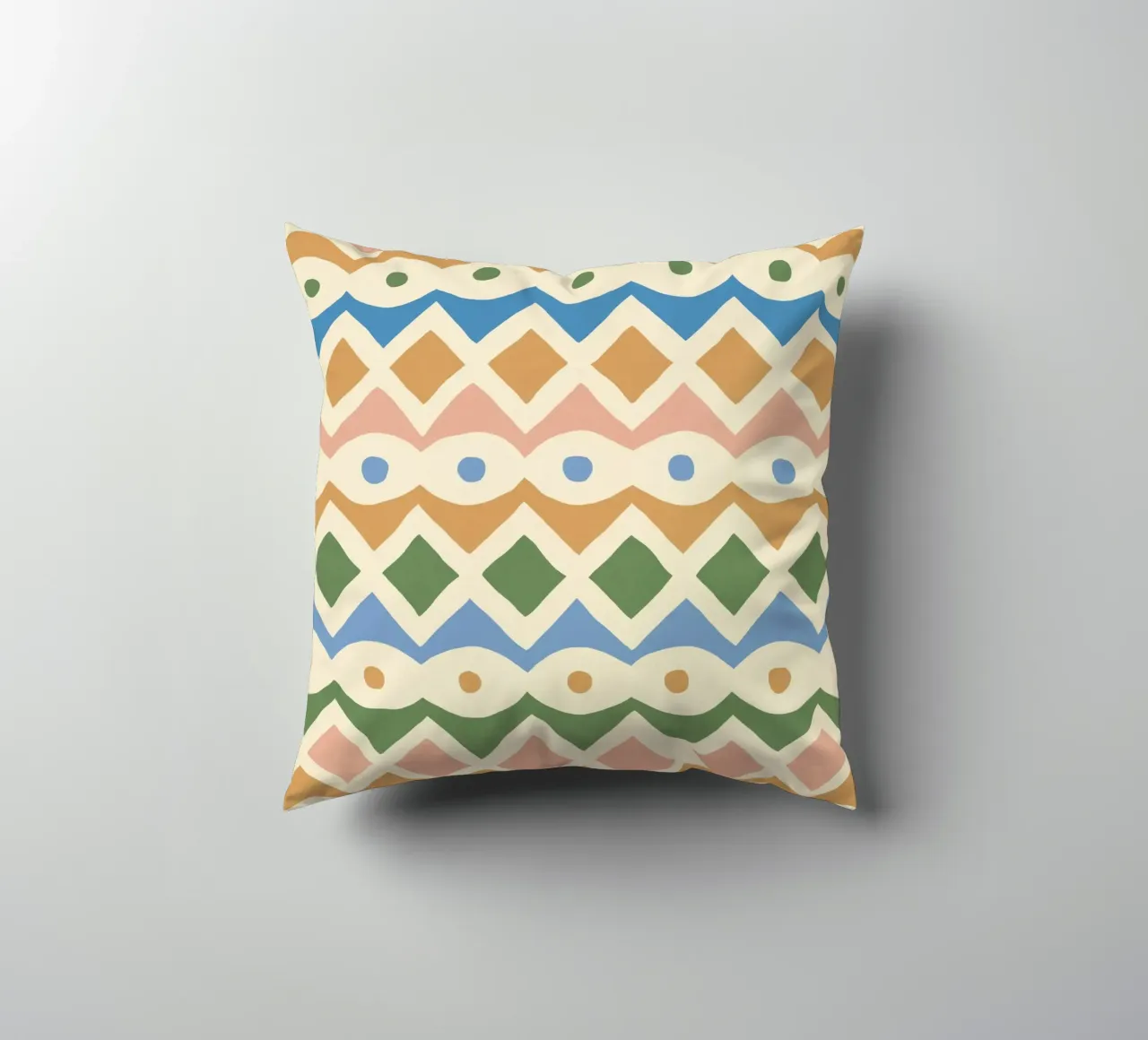 Simple Hand-cut Pattern #3 decorative cushion by Alisa Galitsyna