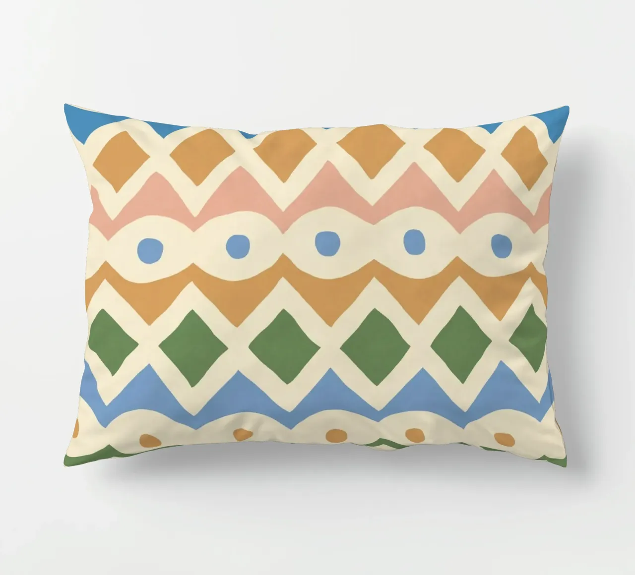 Simple Hand-cut Pattern #3 decorative cushion by Alisa Galitsyna
