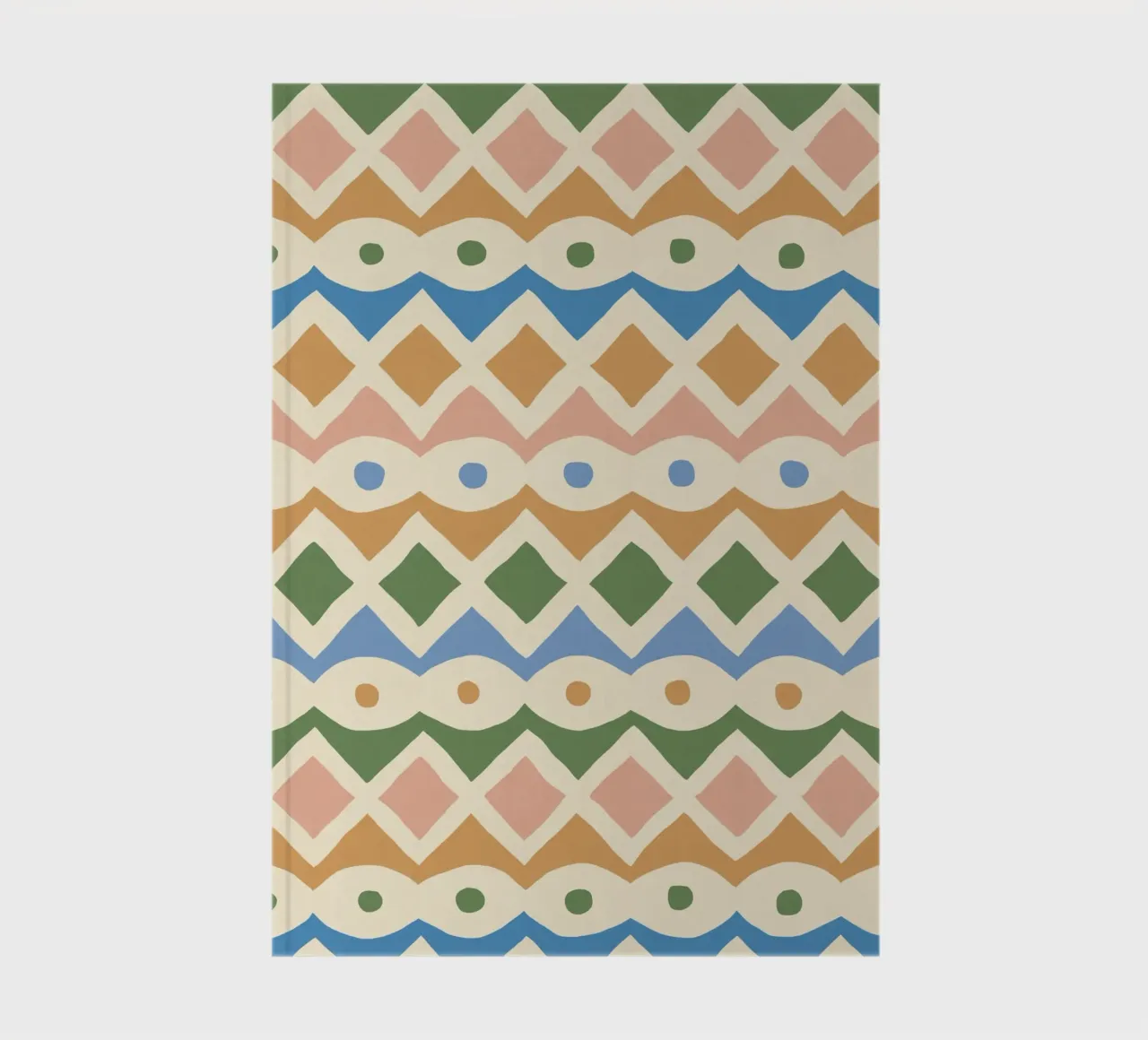Simple Hand-cut Pattern #3 notebook by Alisa Galitsyna