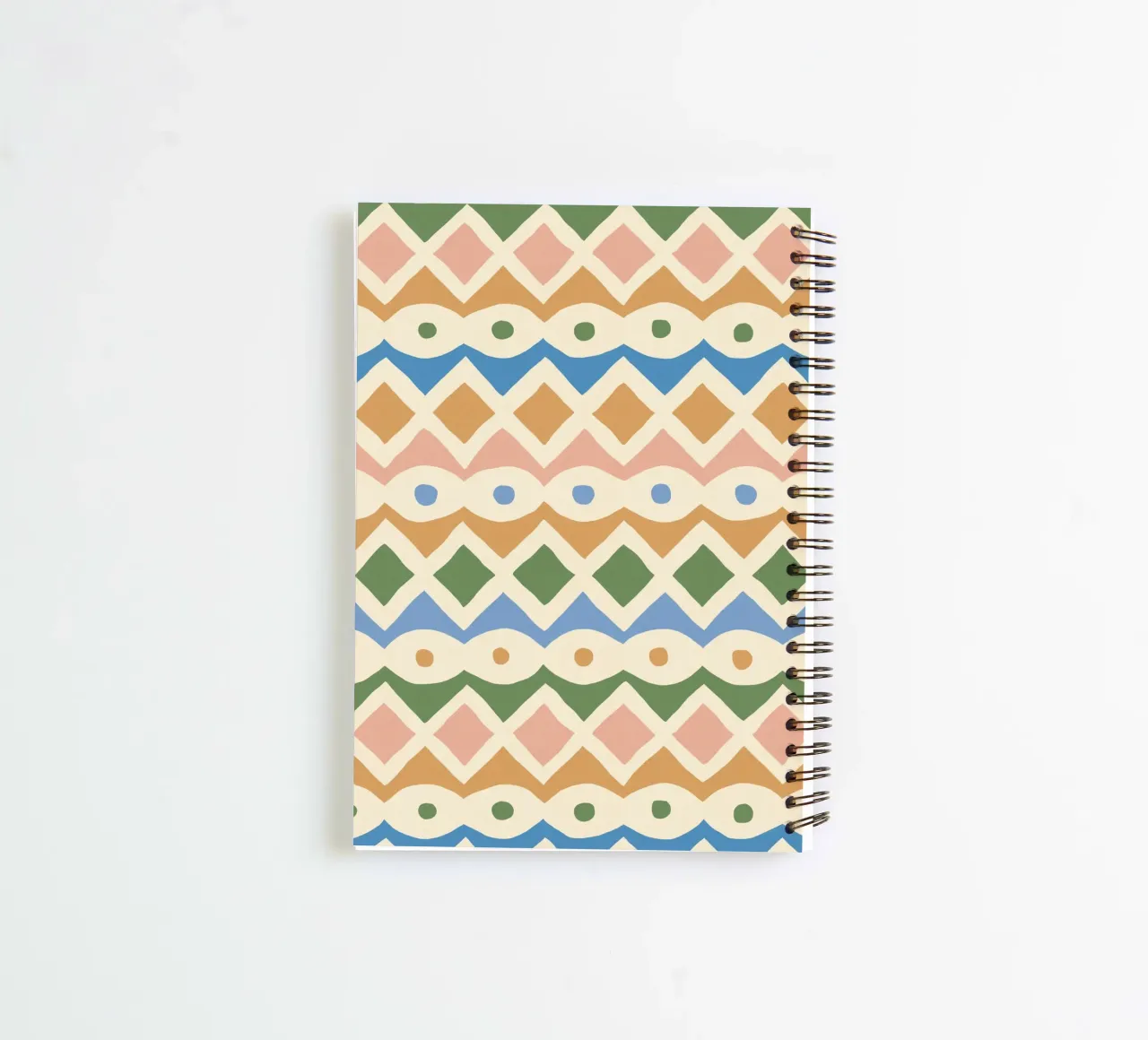 Simple Hand-cut Pattern #3 spiral notebook by Alisa Galitsyna