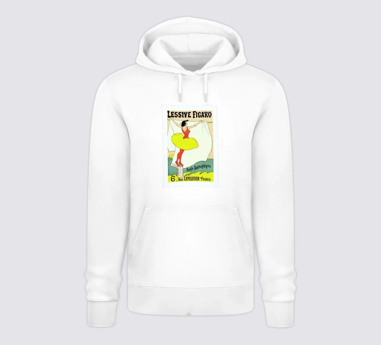Poster for Lessive Figaro - Léo Gausson sudadera con capucha de Artokoloro Quint Lox Ltd