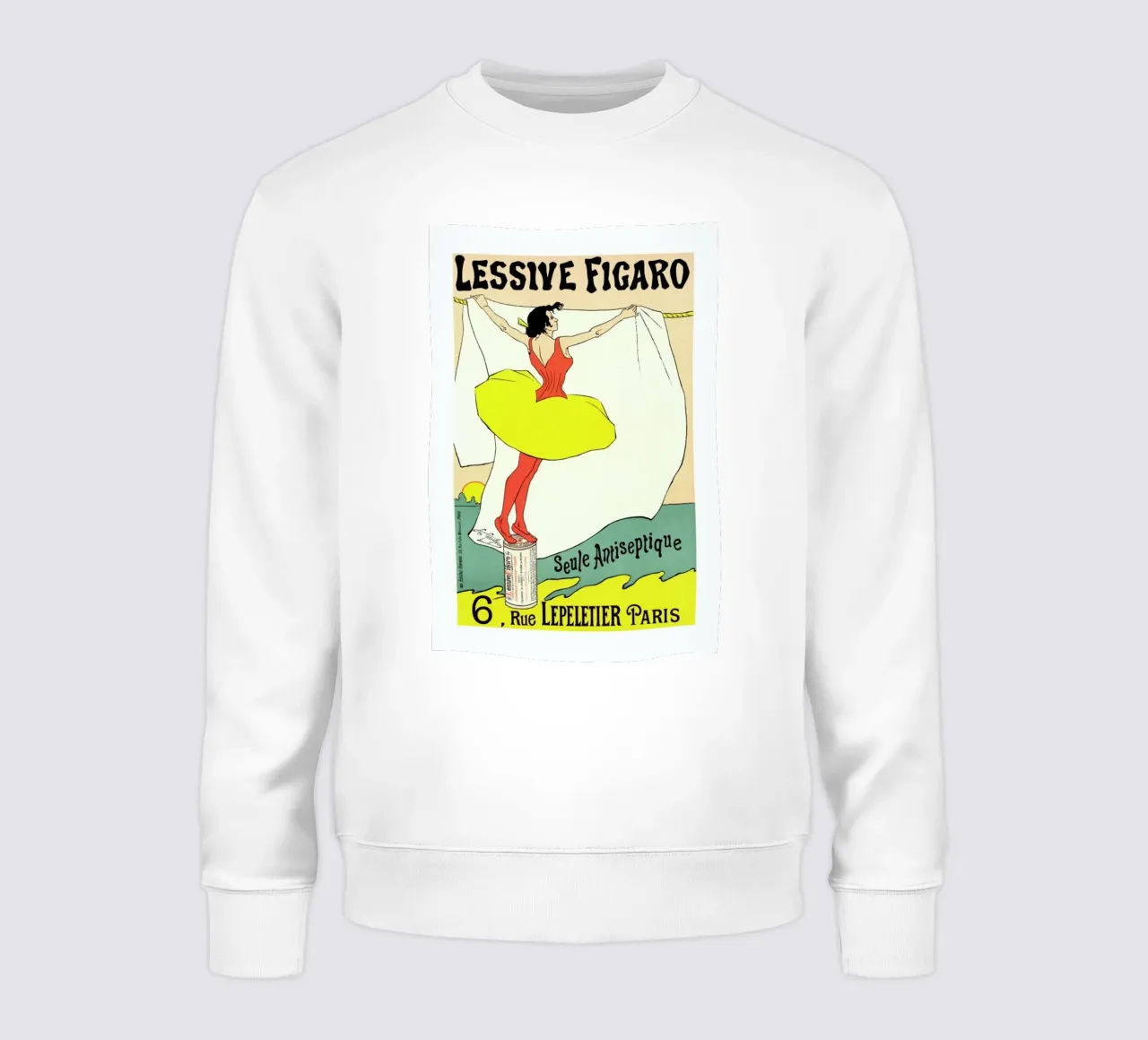 Poster for Lessive Figaro - Léo Gausson sweatshirt van Artokoloro Quint Lox Ltd