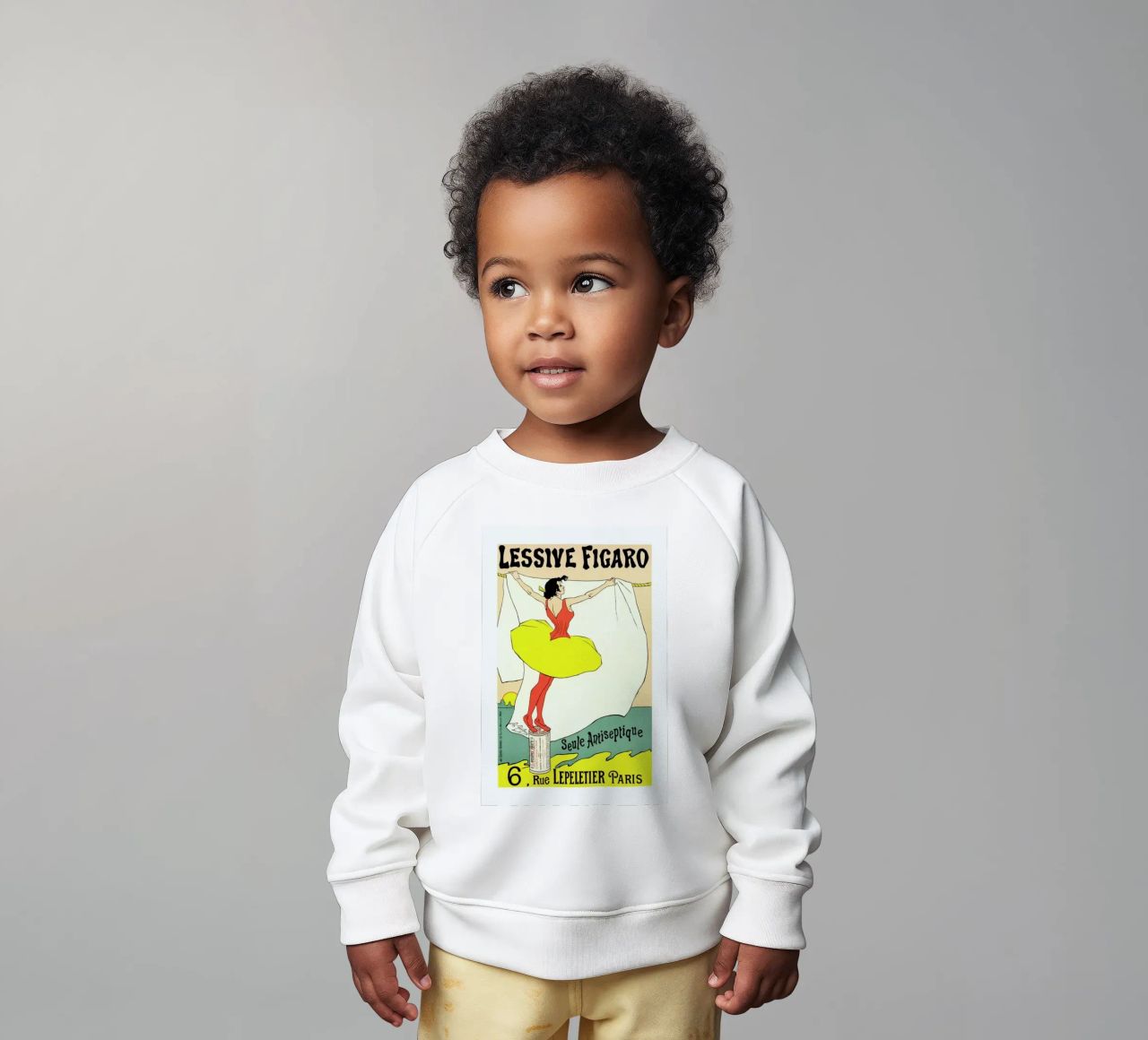 Poster for Lessive Figaro - Léo Gausson sudadera de bebé de Artokoloro Quint Lox Ltd
