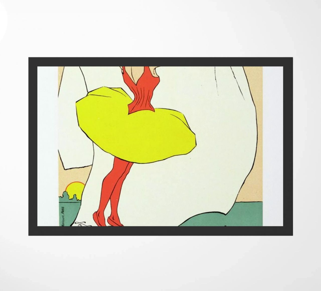Poster for Lessive Figaro - Léo Gausson felpudo de Artokoloro Quint Lox Ltd