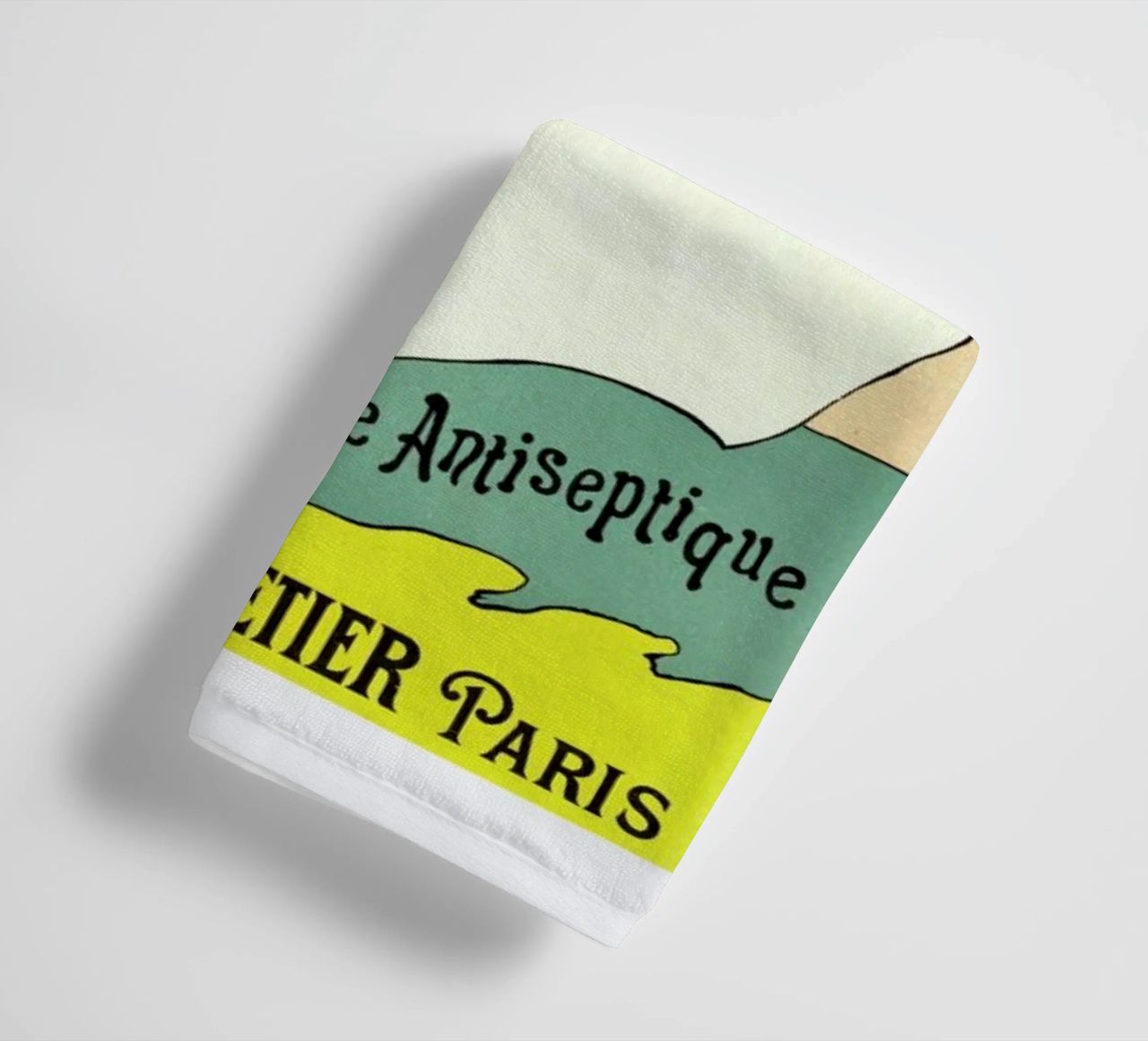 Poster for Lessive Figaro - Léo Gausson toalla de baño de Artokoloro Quint Lox Ltd