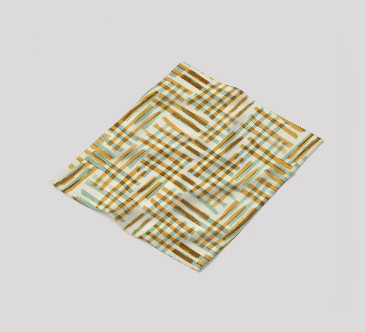 Abstract Linocut Pattern #7 fleece blanket by Alisa Galitsyna