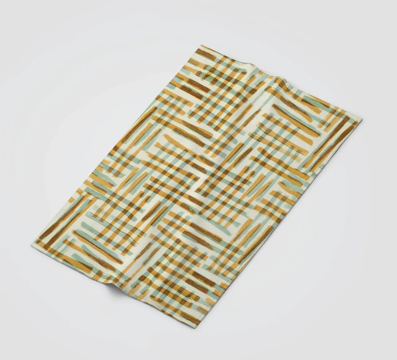 Abstract Linocut Pattern #7 fleece blanket by Alisa Galitsyna