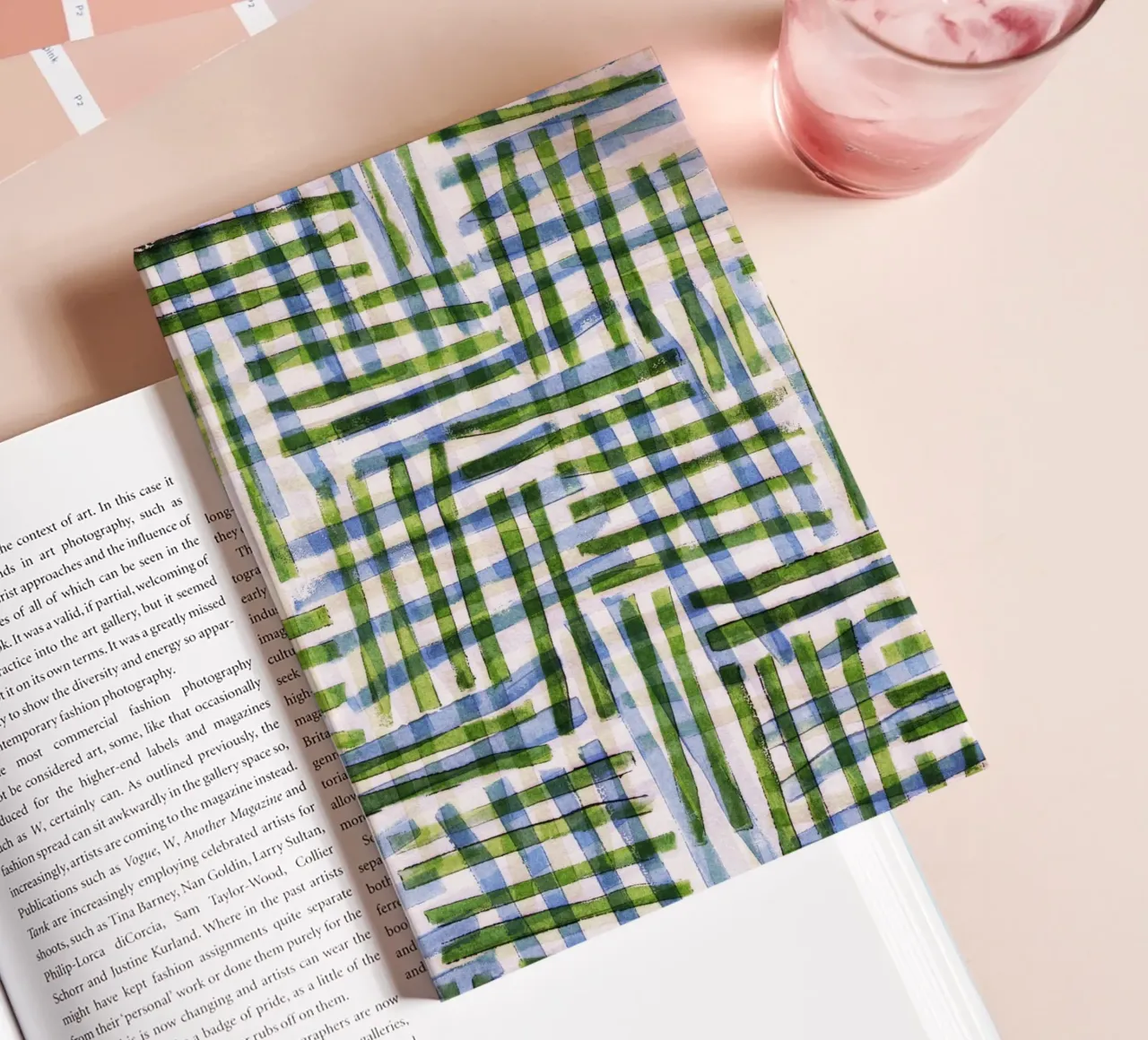 Abstract Linocut Pattern #8 notebook by Alisa Galitsyna