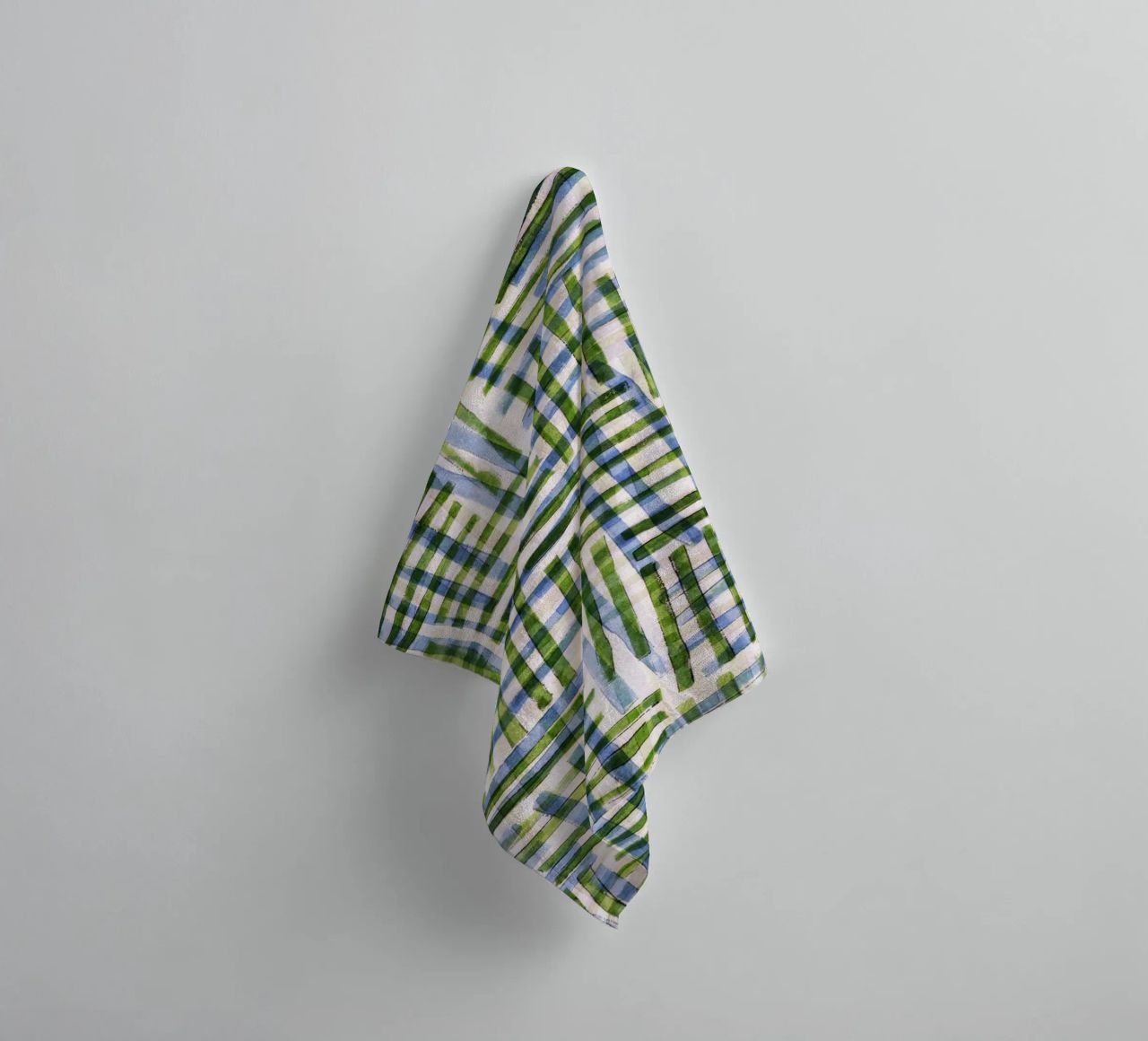 Abstraktes Linolschnitt-Muster #8 Handtuch von Alisa Galitsyna