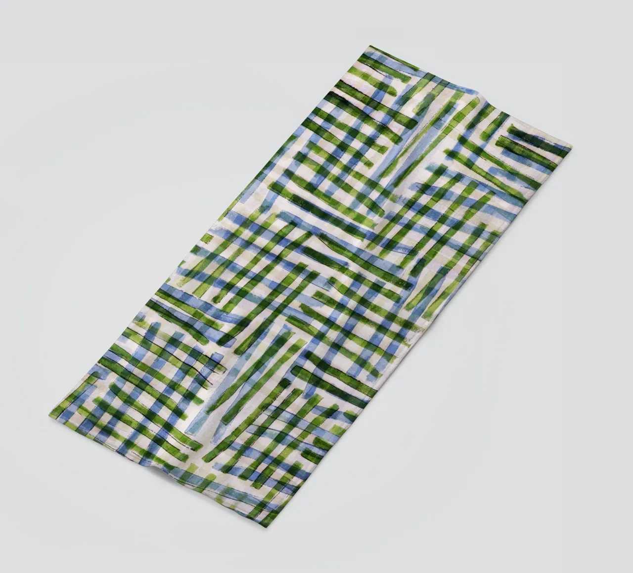 Abstract Linocut Pattern #8 beach towel by Alisa Galitsyna