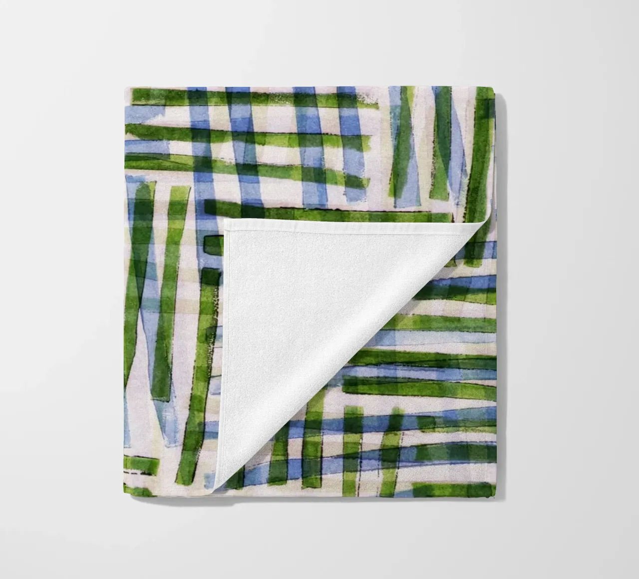 Abstract Linocut Pattern #8 beach towel by Alisa Galitsyna