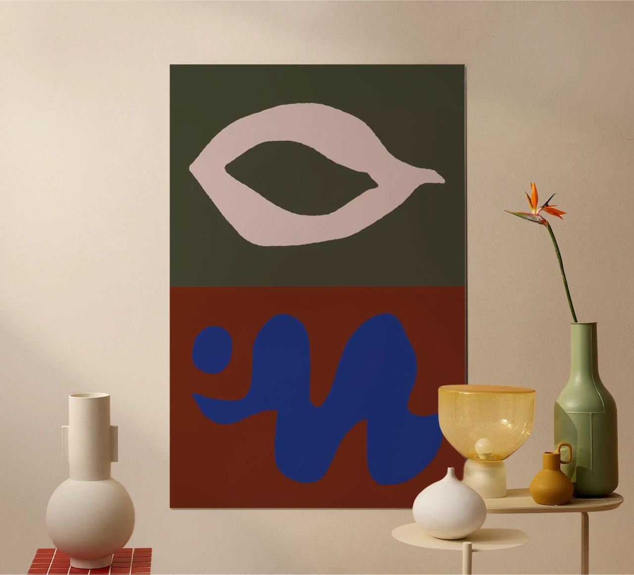 Tense Past poster van Tanja Schaub