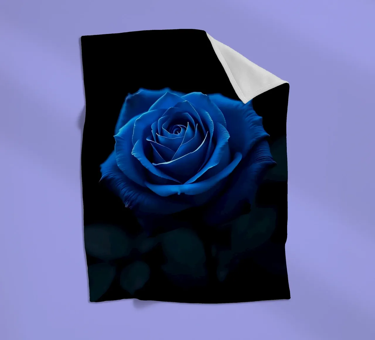 Rosa_blu_05 coperta in pile da Farb- und Blütenzauber by LK