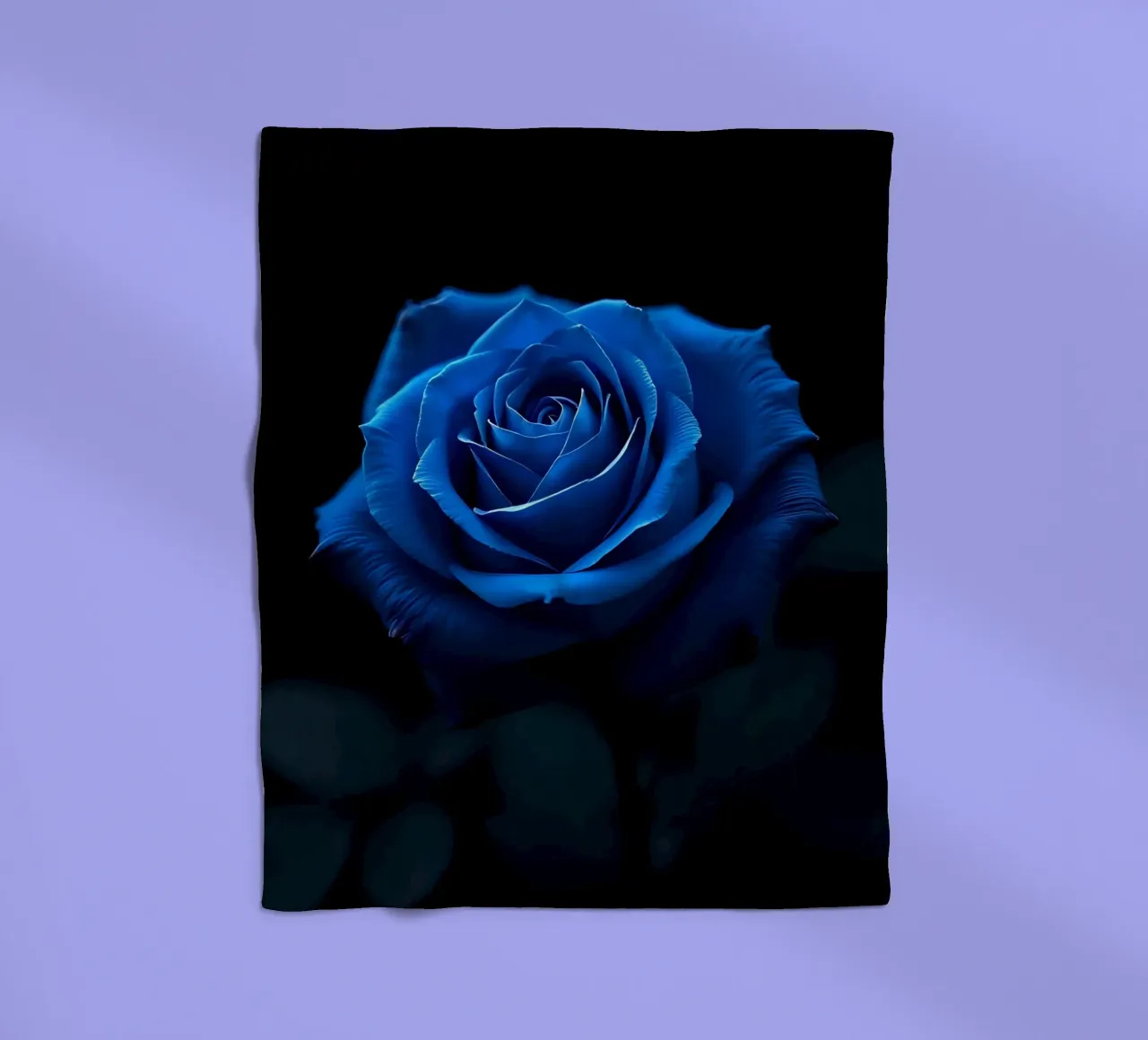 Rosa_blu_05 coperta in pile da Farb- und Blütenzauber by LK