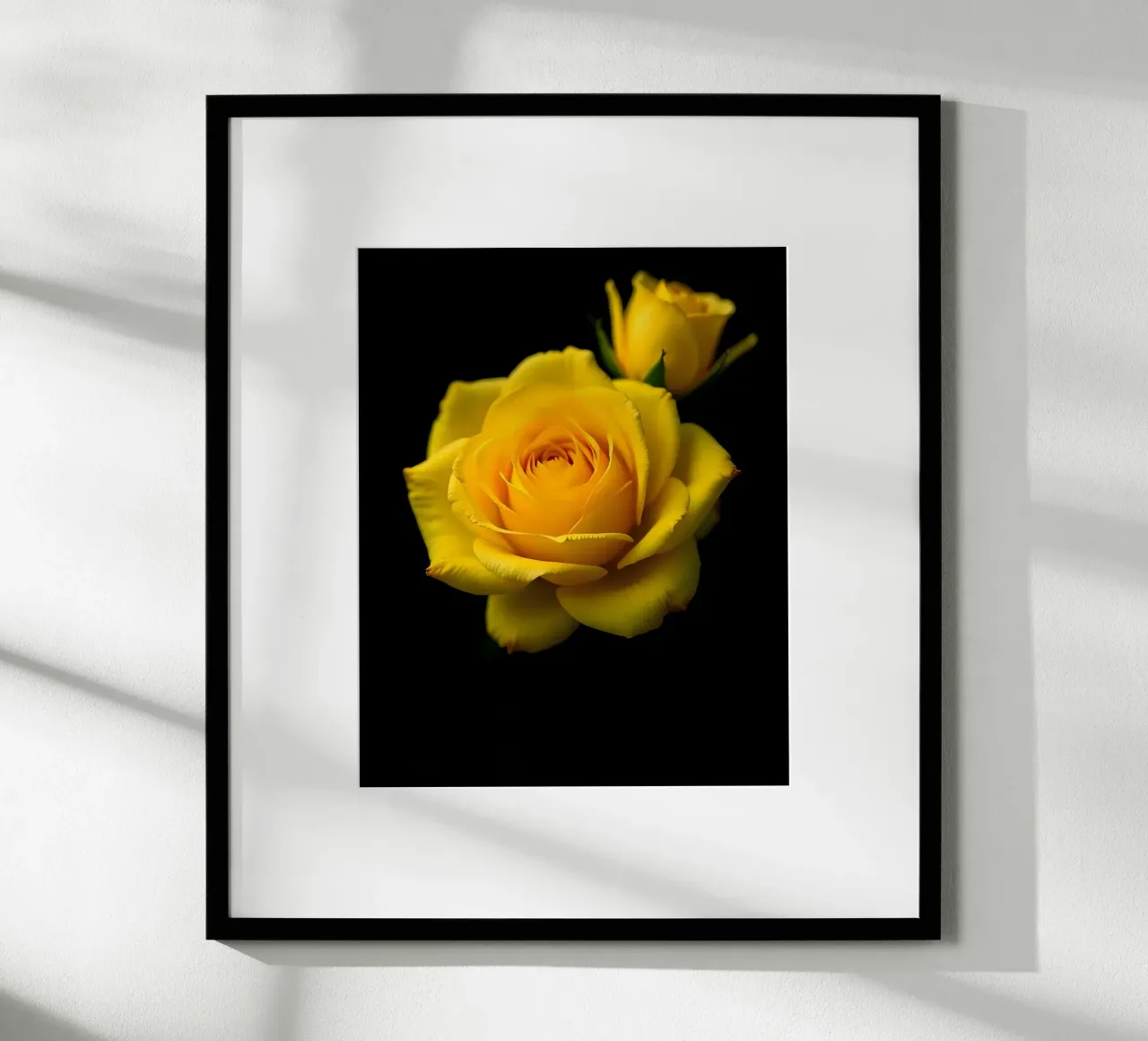 Rose_jaune_01 poster de Farb- und Blütenzauber by LK