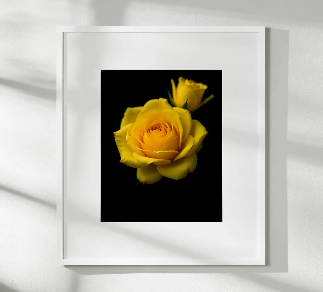 Rose_jaune_01 poster de Farb- und Blütenzauber by LK