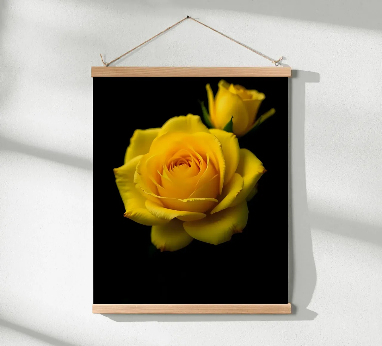 Rose_jaune_01 poster de Farb- und Blütenzauber by LK