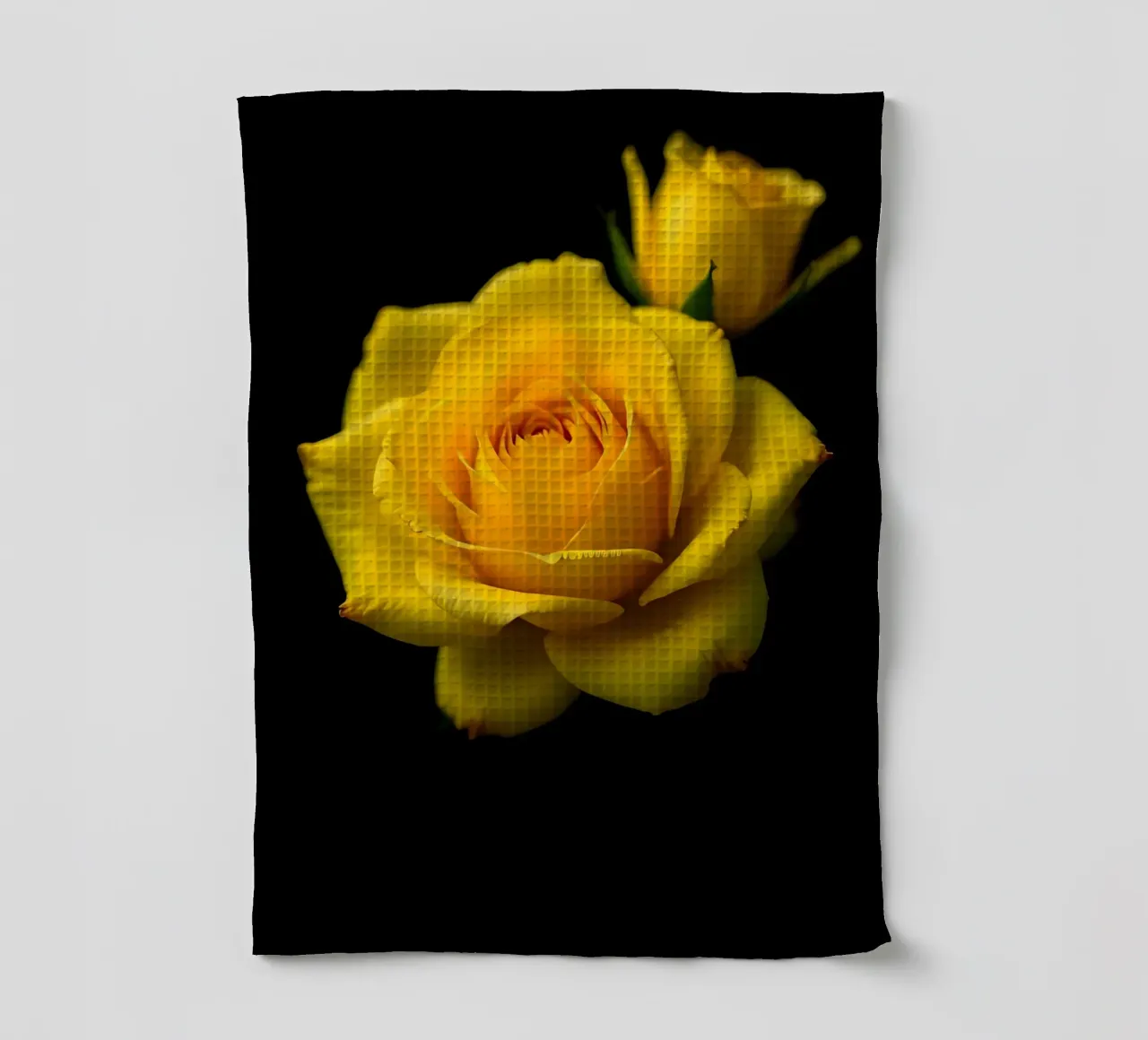 Rose_jaune_01 torchon de Farb- und Blütenzauber by LK