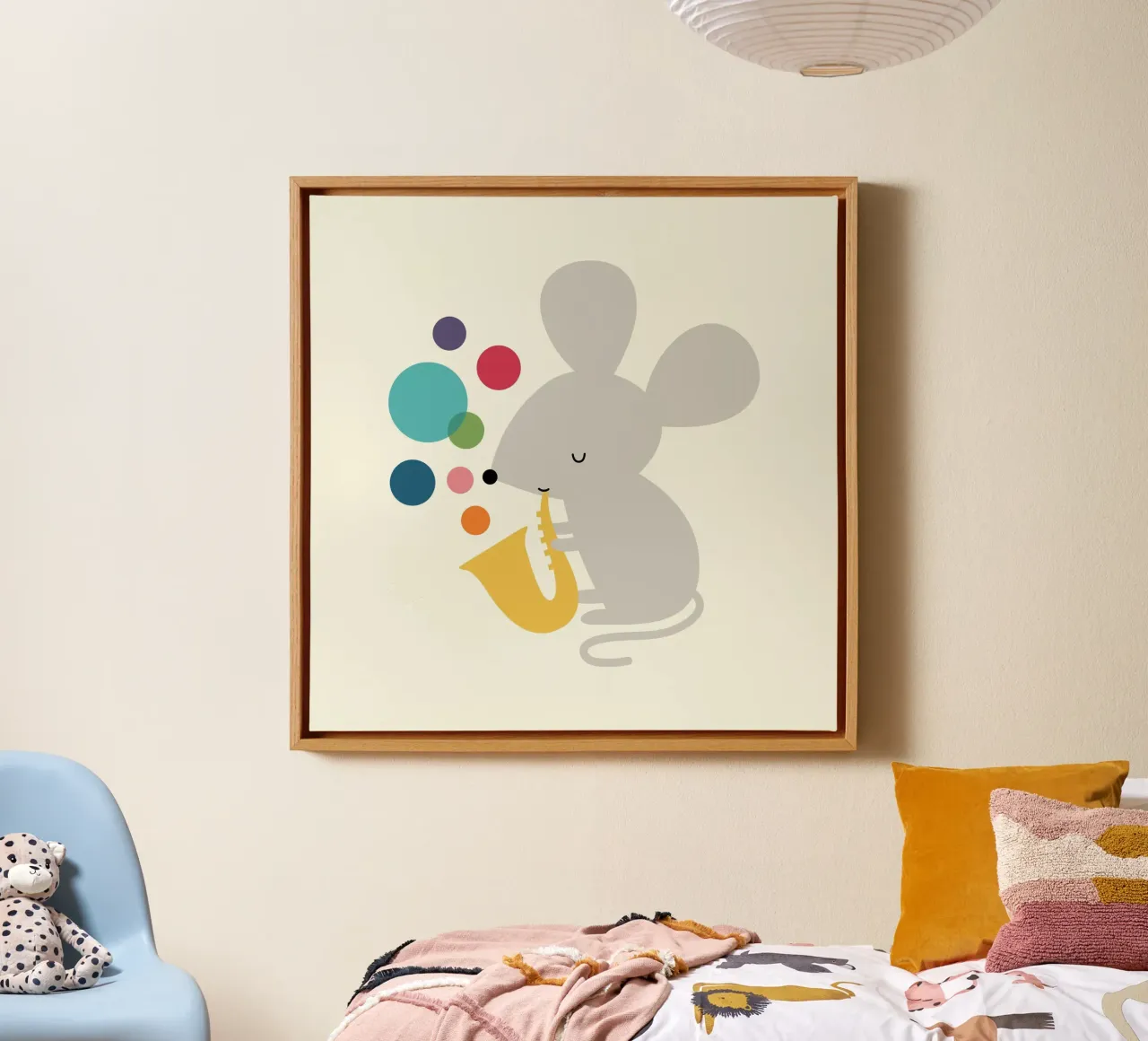 Beyond Words canvas with Floater frame by Andy Westface