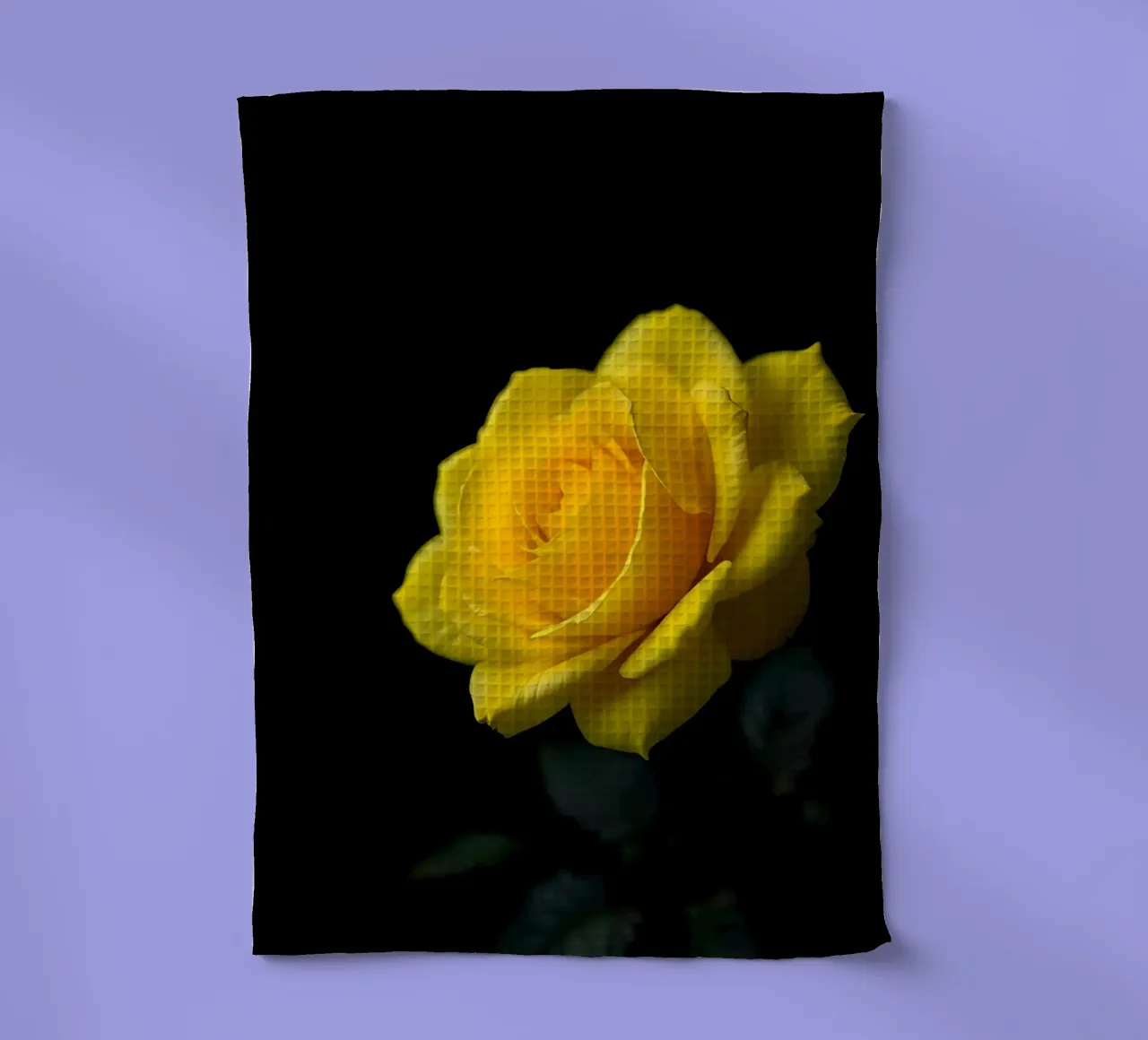 Rose_jaune_02 torchon de Farb- und Blütenzauber by LK
