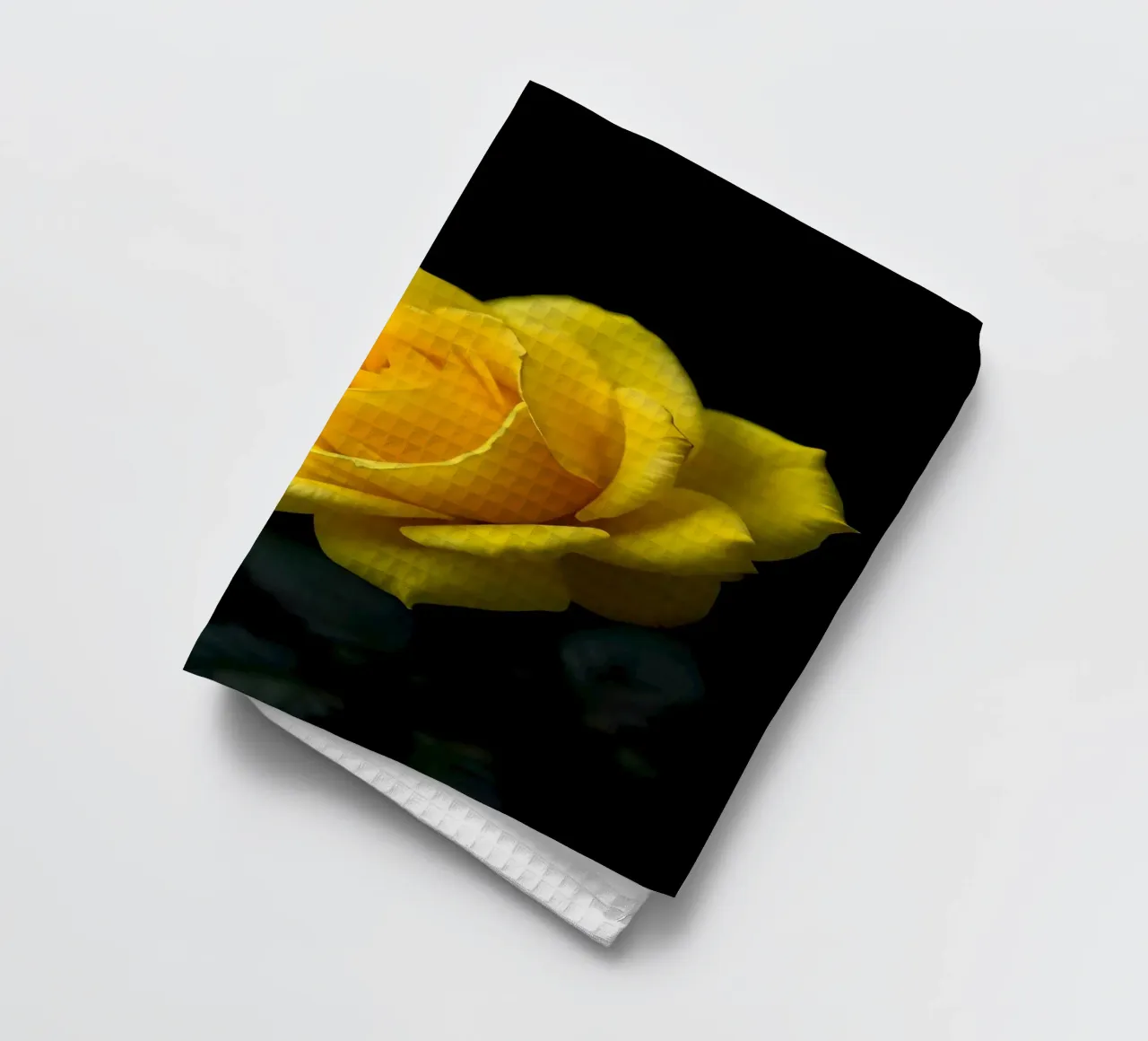 Rose_jaune_02 torchon de Farb- und Blütenzauber by LK