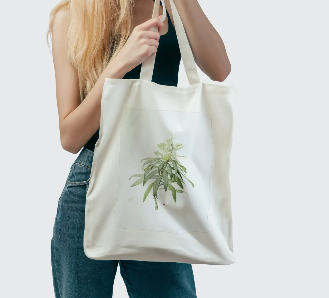 Dracoena reflexa, Song of India, Pleomele or Maylasian draceana, -Pierre Joseph tote bag by Artokoloro Quint Lox Ltd