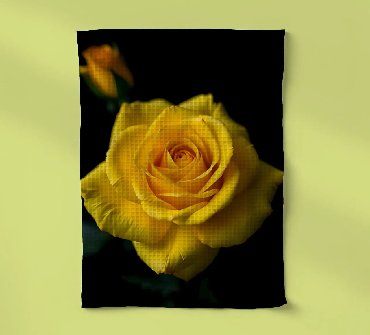 Rose_jaune_03 torchon de Farb- und Blütenzauber by LK