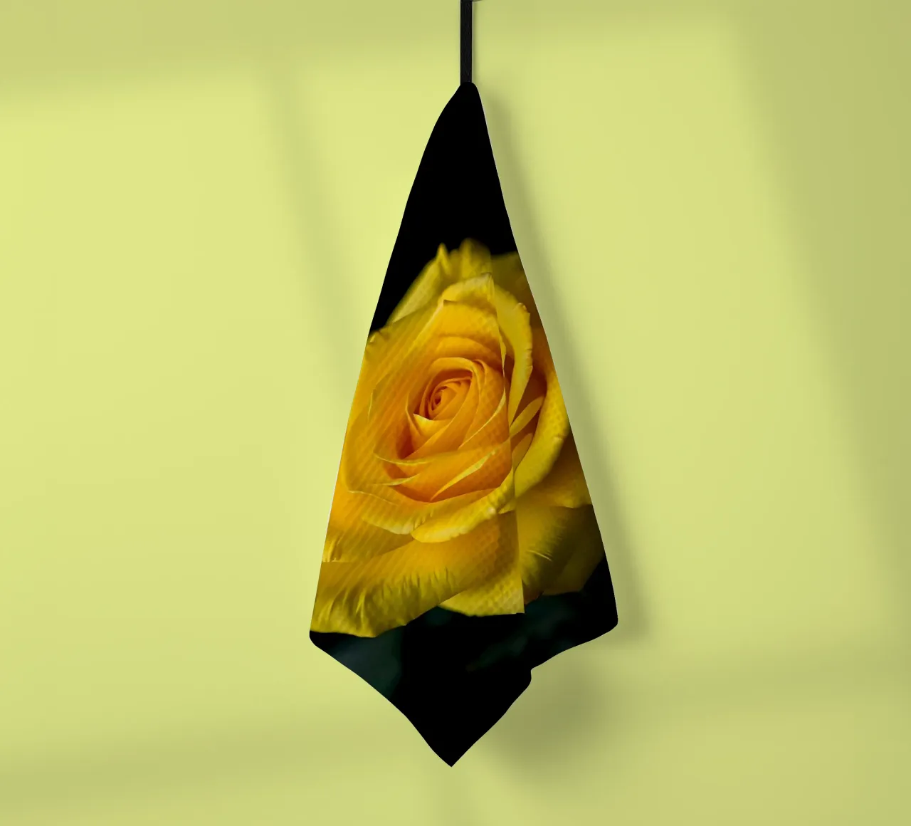 Rose_jaune_03 torchon de Farb- und Blütenzauber by LK