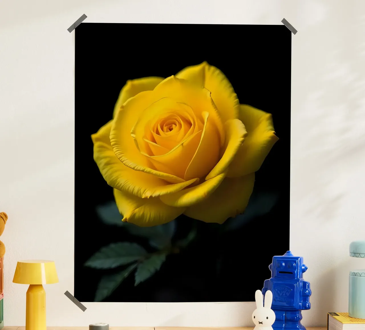 Rosa_gialla_04 carta hahnemühle da Farb- und Blütenzauber by LK
