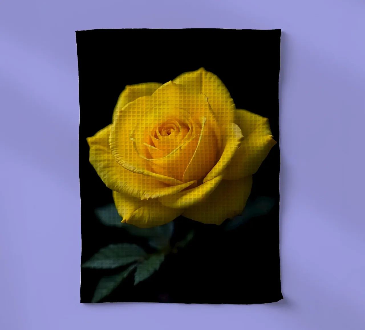 Rose_jaune_04 torchon de Farb- und Blütenzauber by LK