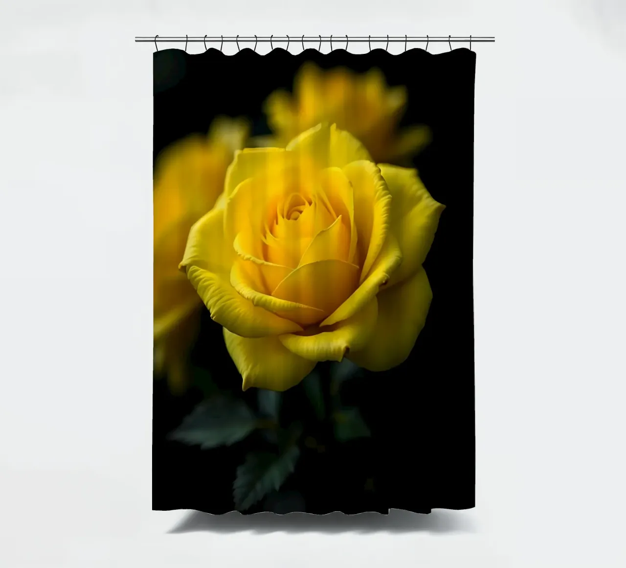 Rosa_gialla_05 tenda da doccia da Farb- und Blütenzauber by LK