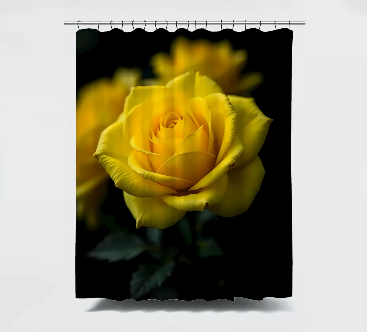 Rosa_gialla_05 tenda da doccia da Farb- und Blütenzauber by LK