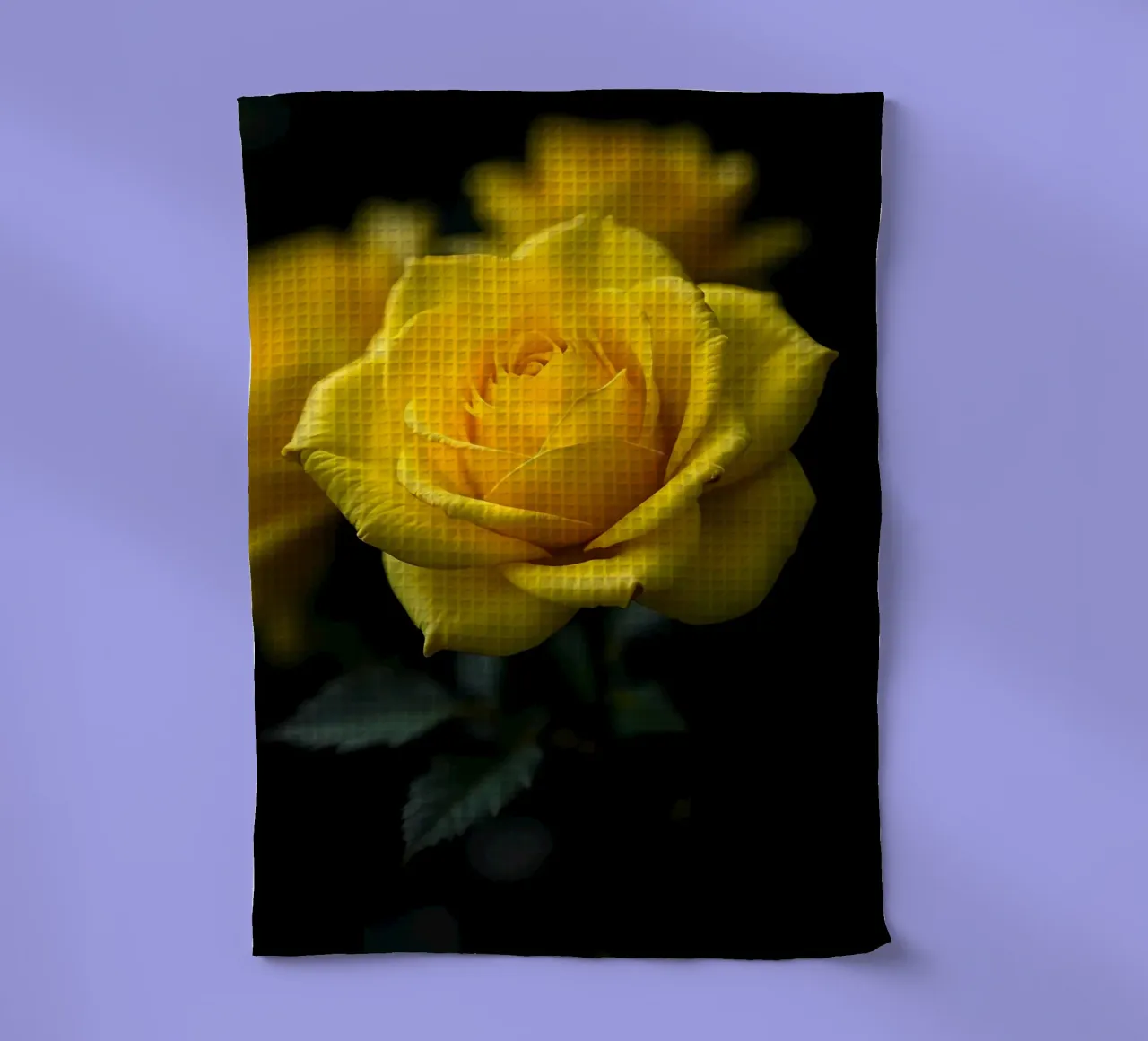 Rose_jaune_05 torchon de Farb- und Blütenzauber by LK